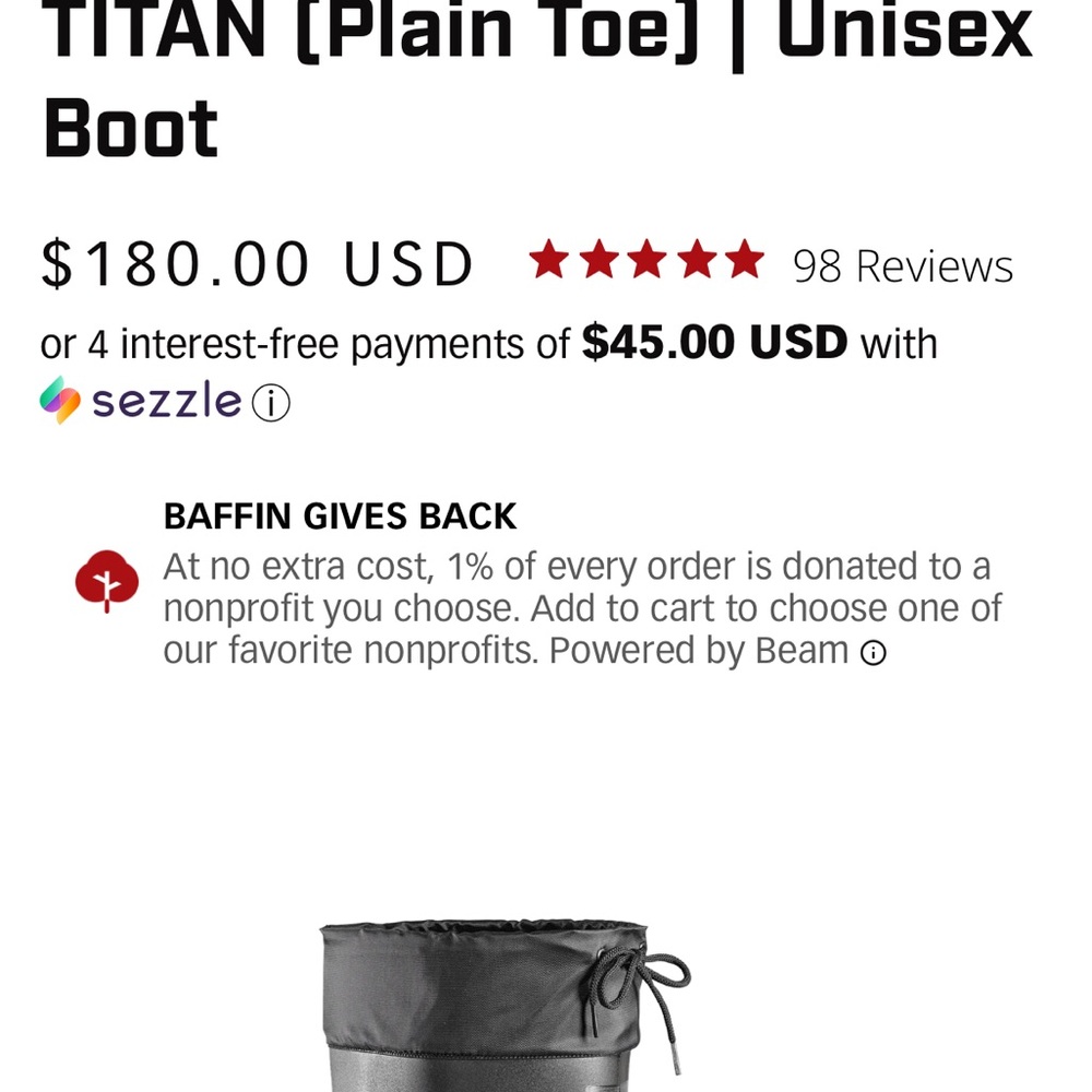 Baffin cold wear boots